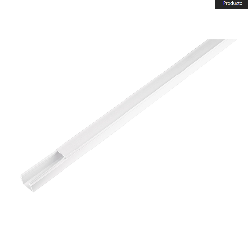 Canaleta 1 Via 17mmx20mm Con Adhesivo 45041 Volteck